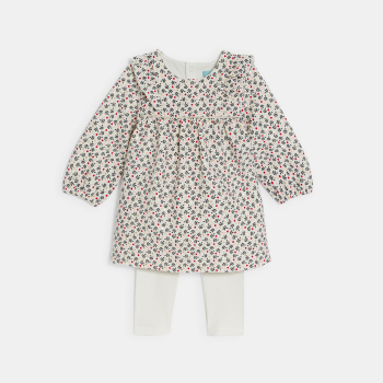 فستان بطبعة الزهور وبنطال...